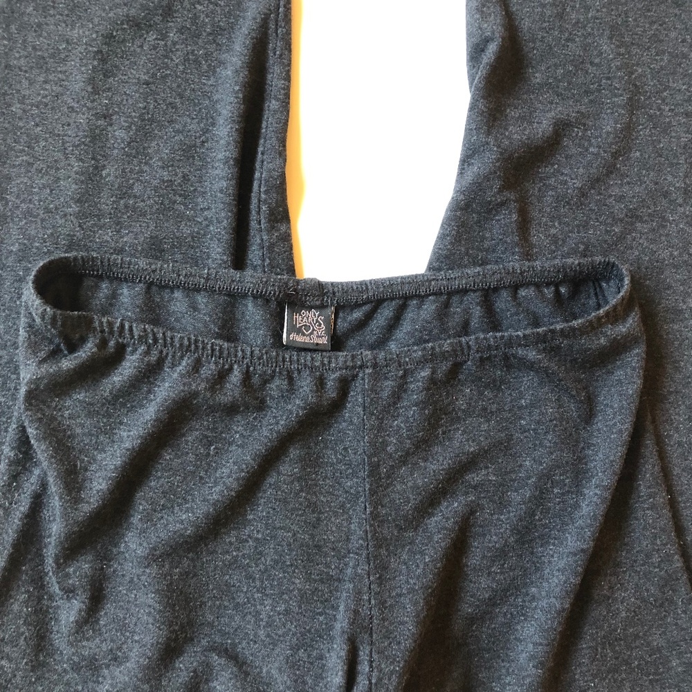 Capri Leggings by Only Hearts in Charcoal Gray